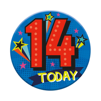 Small Badges Age 14 & 15 Male 6pk