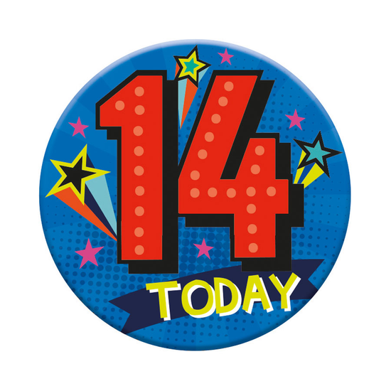 Small Badges Age 14 & 15 Male 6pk