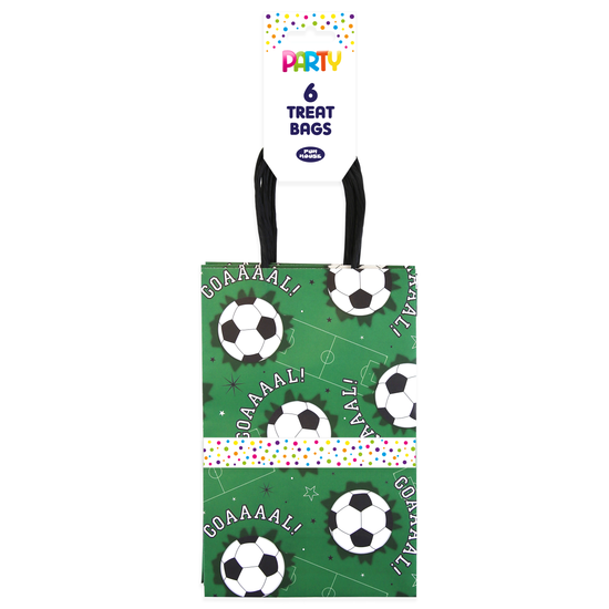 Eurowrap 6 Pack Party Bags Football