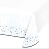 Christening Blue Tablecover 137x243cm