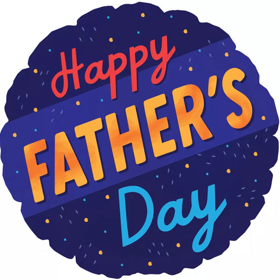 TRI Foil Balloon Father's Day Stripe 17"