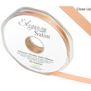 Eleganza Satin Ribbon Peach 10mm x 20m