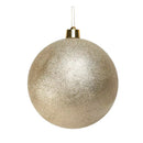 Glitter Shatterproof Bauble Champagne 30cm