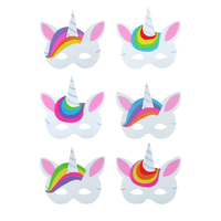Henbrandt 24 Pack Masks Unicorn