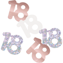 14g Confetti Age 18 Glitz Rose Gold