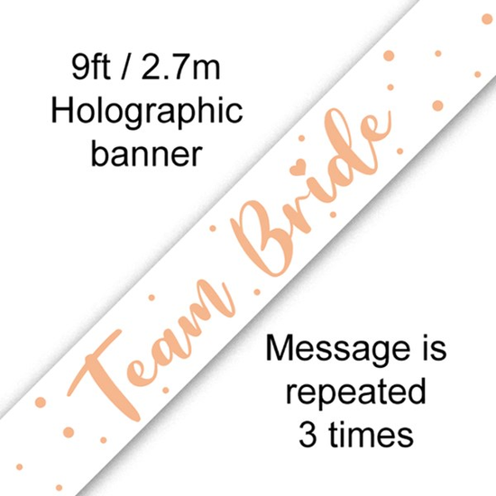 Oaktree Banner Team Bride Rose Gold 9ft