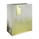 Cream & Gold Distressed Large Gift Bag 6pk