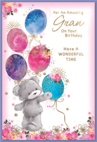 Simon Elvin 6 Pack Cards C50 Birthday Gran