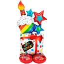 Anagram Birthday Icons 55" Airloonz Foil Balloon