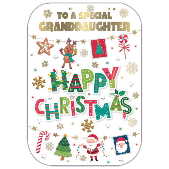 Prelude 6 Pack Cards C90 Christmas Granddaughter