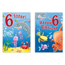 Poppyhill C50 Birthday Age 6 12pk