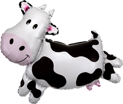 Anagram Cow 30" Supershape Foil Balloon