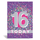 Prelude Pzazzle C50 Birthday Age 16 6pk