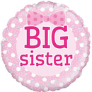 Pink Big Sister 18" Foil Balloon