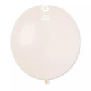 Gemar 25-pack linen-colored latex balloons, 19-inch size, ideal for decorating events and celebrations, made by Gemar.