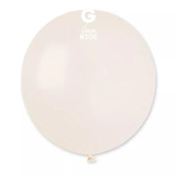 Gemar 25-pack linen-colored latex balloons, 19-inch size, ideal for decorating events and celebrations, made by Gemar.