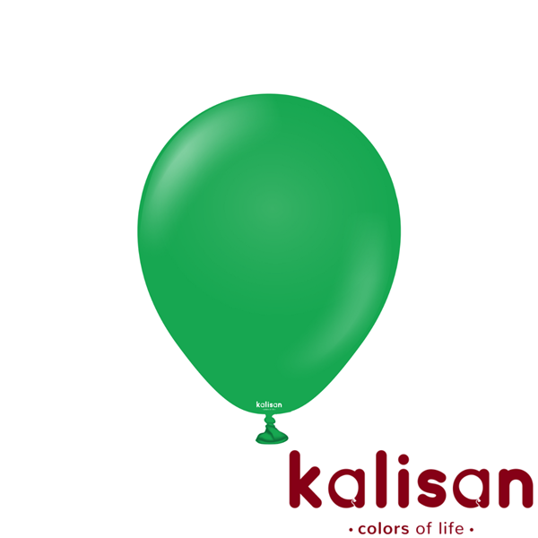 Kalisan Standard Green 18" Latex Balloons 25pk