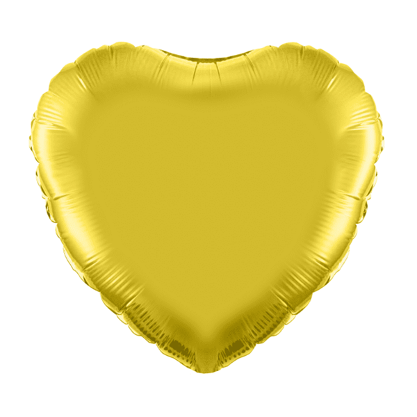 Oaktree Foil Balloon Gold Heart 18"