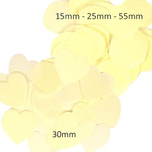 Ivory Tissue Confetti 55mm Round 100g