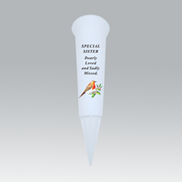 David Fischoff Memorial Spike Vase Sister 33x10cm