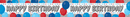 Birthday Balloons Male Banner 2.6M 6pk