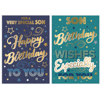 Poppyhill 12 Pack Cards C50 Birthday Son