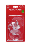 Uncle Bills 3 Pack Suction Cup Hooks