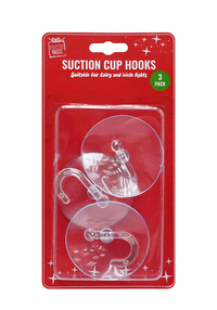 Uncle Bills 3 Pack Suction Cup Hooks