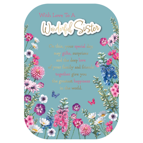 Prelude 6 Pack Cards C90 Birthday Sister