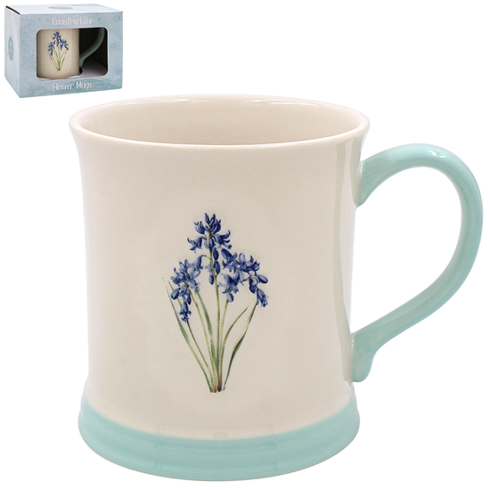 Bluebells Embossed Mug