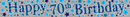 70th Birthday Stars Male Banner 2.6M 6pk