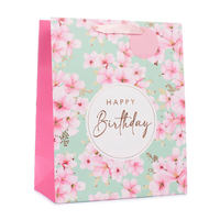 Tiger Feet Gift Bag Cherry Blossom Extra Large 6pk