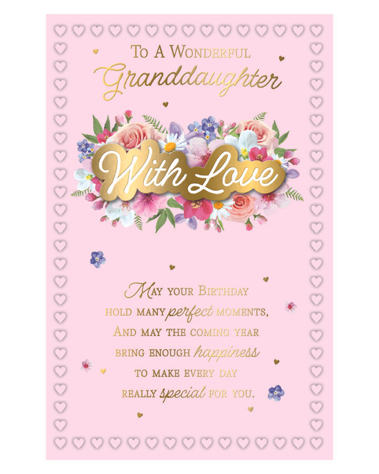 Prelude 6 Pack Cards C375 Birthday Granddaughter