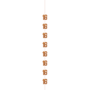 5ft Hanging D cor Age 16 Glitz Rose Gold