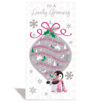 Prelude 6 Pack Cards C55 Christmas Granny Penguin