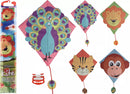 Colorful Koopman 12-pack kite animals toy set with assorted animal designs, each measuring 59x65cm, ideal for outdoor play.