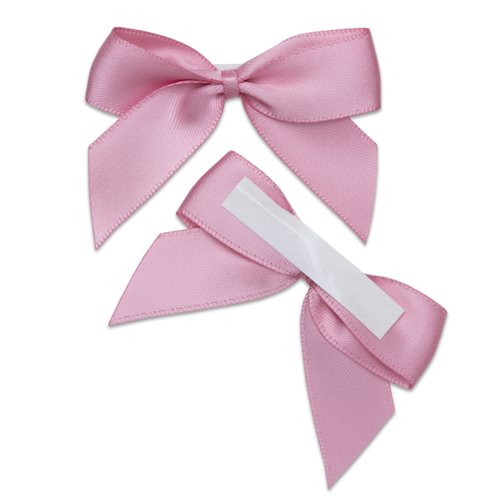 Ribbon Bows Antique Pink 5cm 12pk