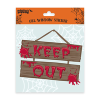 Window Stickers 7" Gel Halloween
