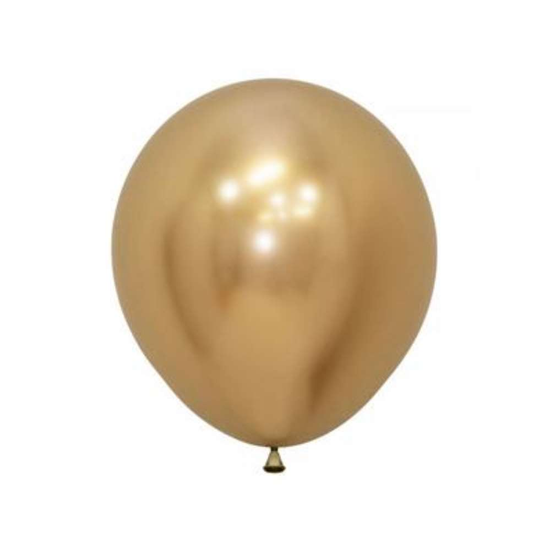 Sempertex Reflex Gold 18" Latex Balloons 15pk