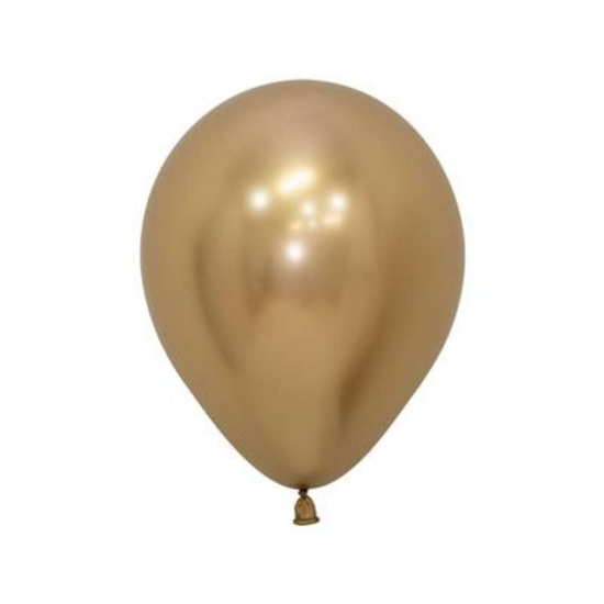 Sempertex Reflex Gold 5" Latex Balloons 50pk