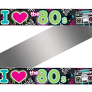Amscan Banner I Love The 80's