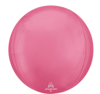 Anagram Vibrant Pink 15" Orbz Foil Balloon