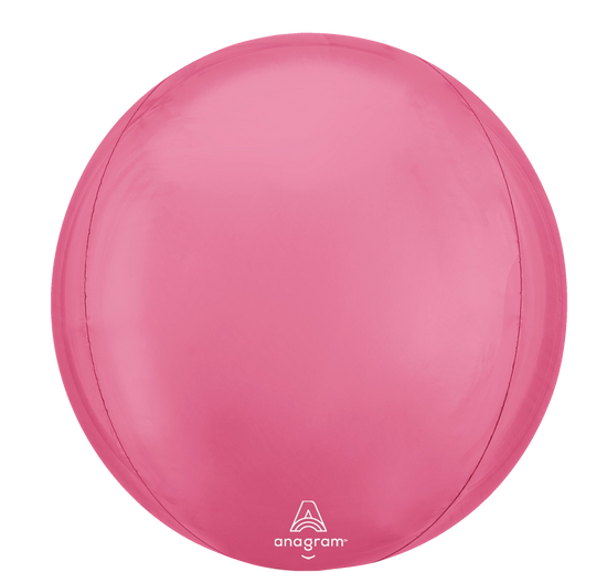 Anagram Vibrant Pink 15" Orbz Foil Balloon