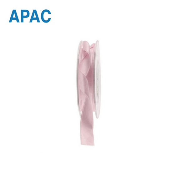 APAC Ribbon Satin Baby Pink 15mm x 20M