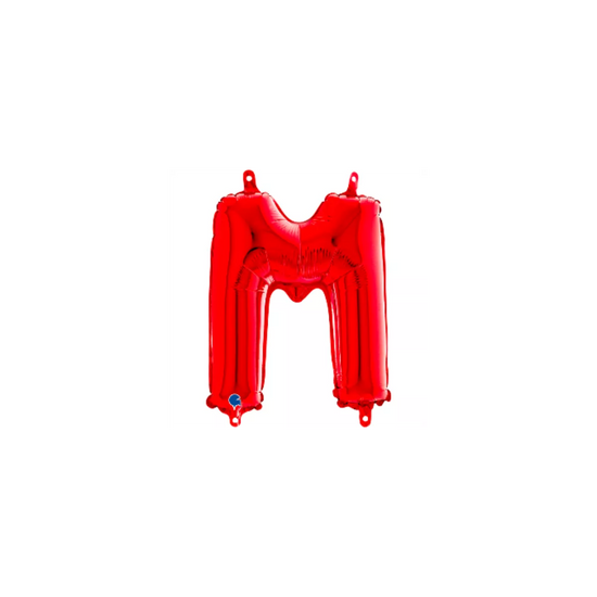 Grabo Foil Balloon Red 14" Letter M