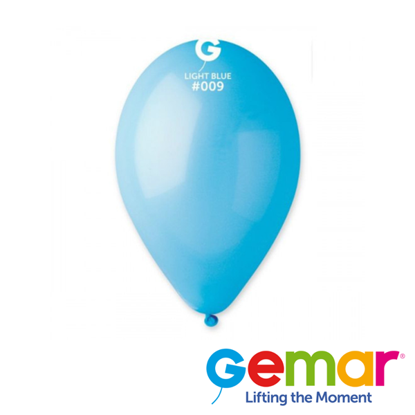 Gemar Standard Light Blue 13" Latex Balloons 50pk