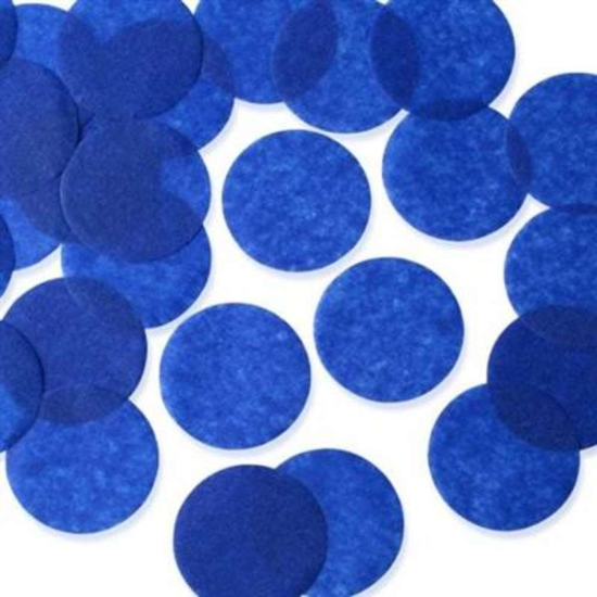 Confetti Round Bio-Degradable 15mm 14g Royal Blue