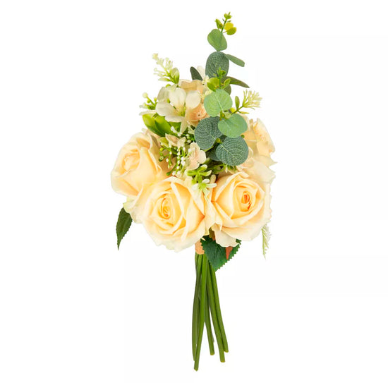 Eleganza Hand Tied Rose Bunch Champagne
