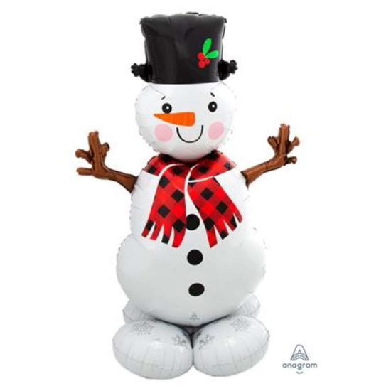 Foil Balloon Supershape Airloonz Snowman