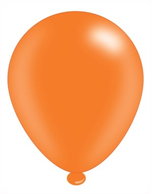 Orange 10" Latex Balloons 8pk